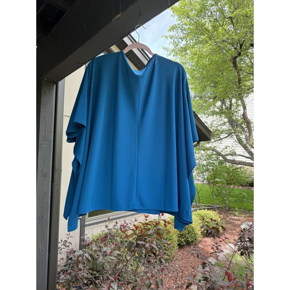 Alfani Short Sleeve Blouse Women’s Plus Size 1X (18-20) with Open Sides‎